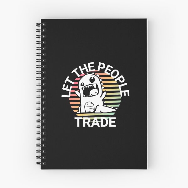 Item preview, Let The People Trade White on Black designed and sold by KananiandKiki.