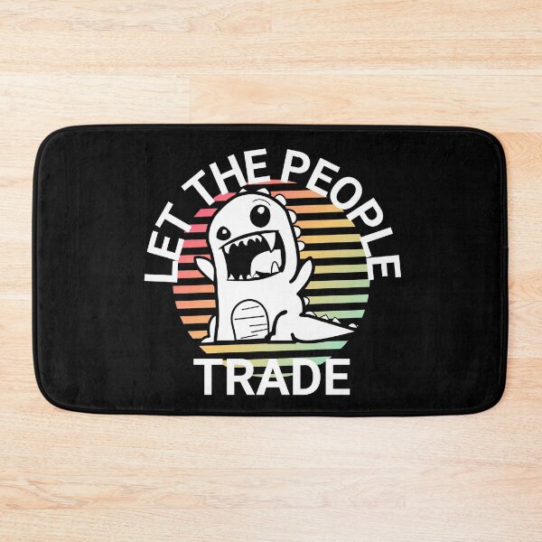 Item preview, Let The People Trade White on Black designed and sold by KananiandKiki.