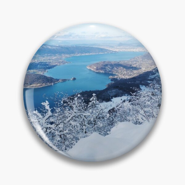 Item preview, Lake Annecy in Winter designed and sold by ZoeCalvert.