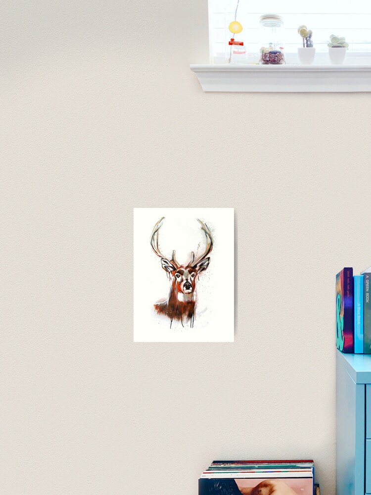 GRAFFITI DEER PRINT