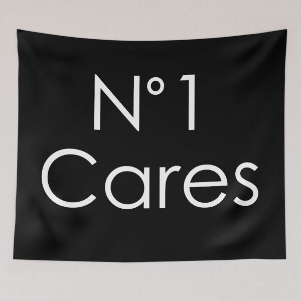 Item preview, No 1 Cares in Minimalist White designed and sold by TheTSpot.