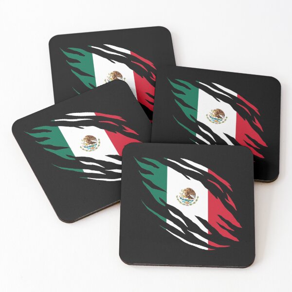 Item preview, Stylized Flag of Mexico designed and sold by NEGOZIO-IVLIVS.