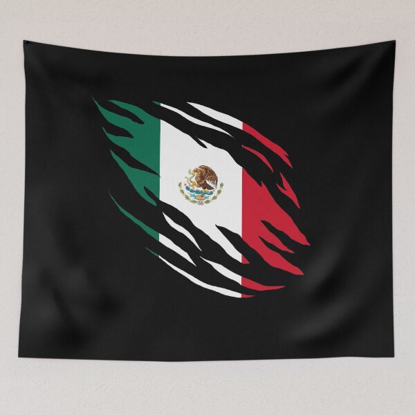 Item preview, Stylized Flag of Mexico designed and sold by NEGOZIO-IVLIVS.