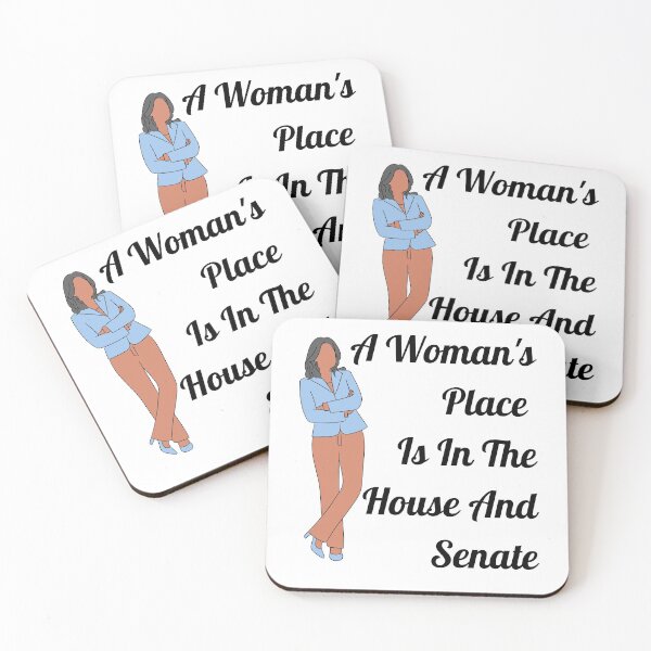 Item preview, A Woman's Place is in the House and Senate designed and sold by Coffee &  Fashion.