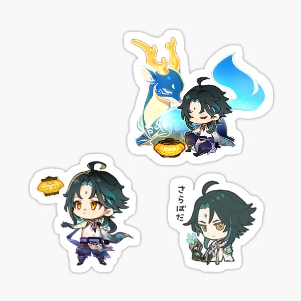 Chibi Xiao Genshin Impact Sticker