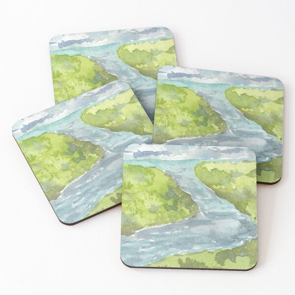 Item preview, Watercolour River scene designed and sold by JoyGDesigns.