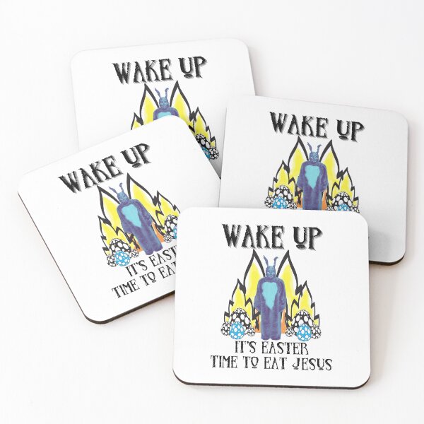 Item preview, Donnie Darko Frank the Rabbit Easter Wake Up It's time to EAT JESUS designed and sold by JadedVintage.