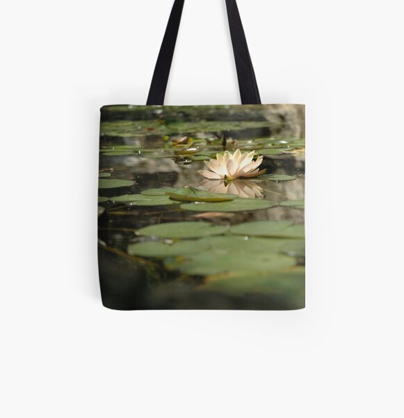 Lily Pond All Over Print Tote Bag