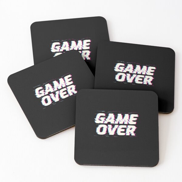 Item preview, Game Over - Cool Typography designed and sold by findot.