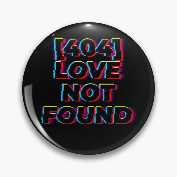 Item preview, 404 Love Not Found - Cool Typography designed and sold by findot.
