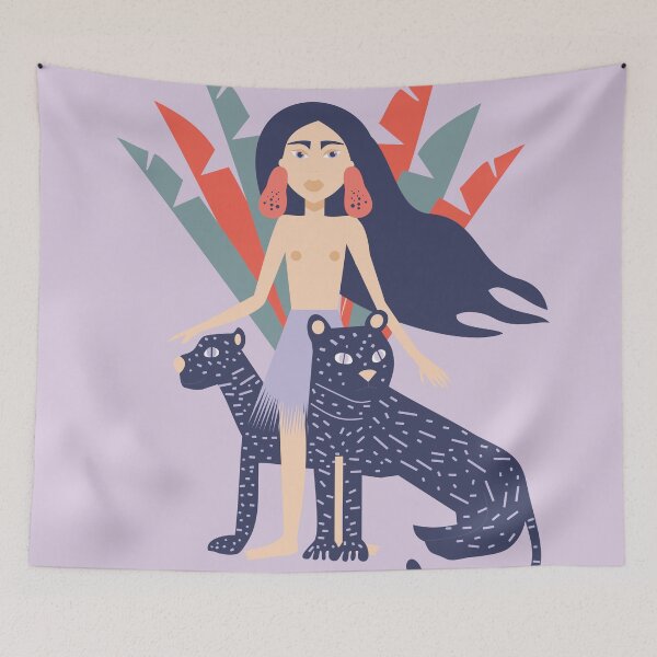Item preview, Jungle woman designed and sold by FMIlustra.