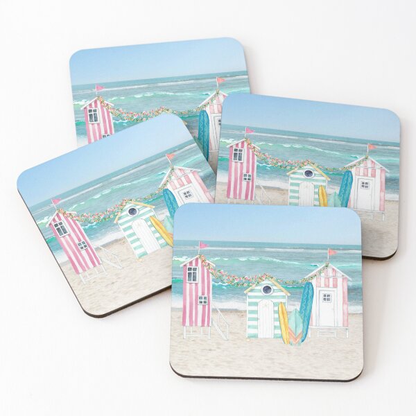 Item preview, Beach Hut Happiness designed and sold by Emily Duvall.