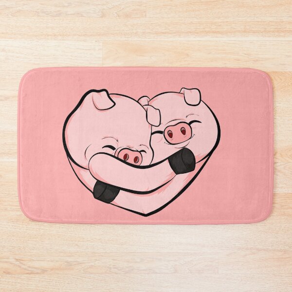 Item preview, cute and funny little pigs for valentine's day designed and sold by V A R G A S S T Y L E.