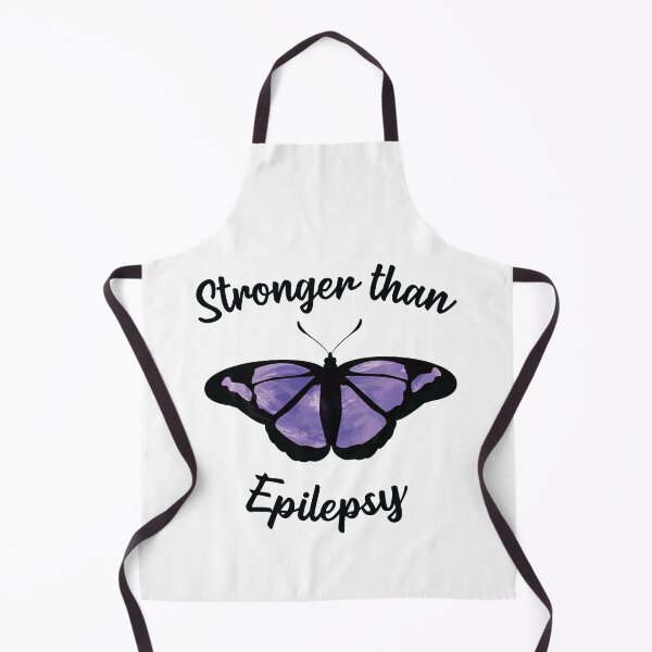Item preview, Stronger Than Epilepsy - Epilepsy Awareness Purple Butterfly designed and sold by TheMajesticGoat.