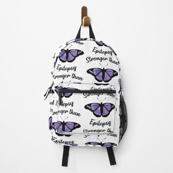 Item preview, Stronger Than Epilepsy - Epilepsy Awareness Purple Butterfly designed and sold by TheMajesticGoat.