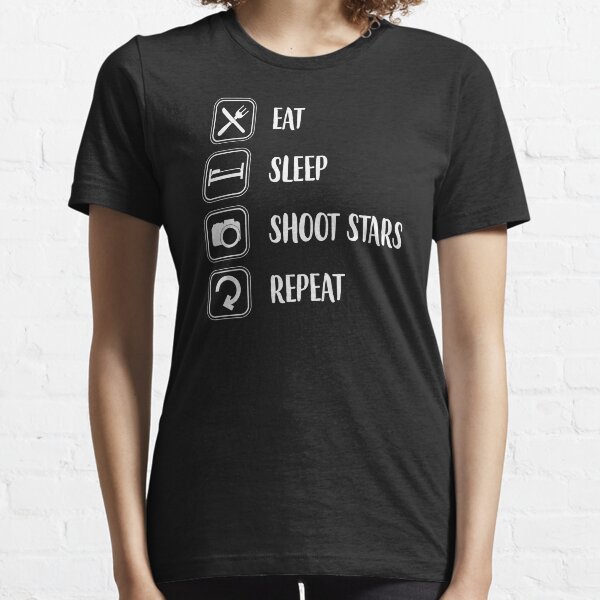 Shoot Stars Repeat Photographer Astrophotography product Essential T-Shirt