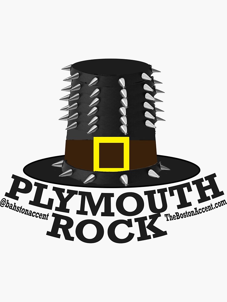 Thumbnail 3 of 3, Sticker, Plymouth Rock designed and sold by BostonAccent.