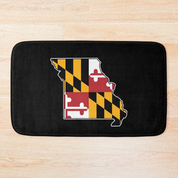Item preview, Maryland Flag Missouri Map designed and sold by MarylandStyle.