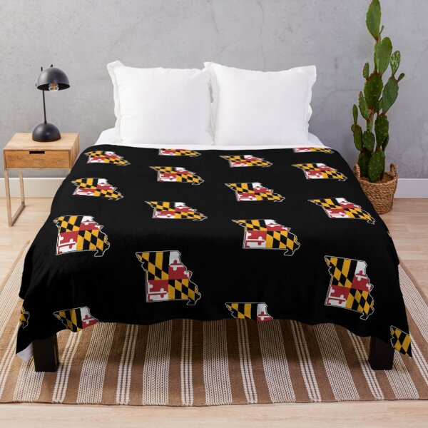 Item preview, Maryland Flag Missouri Map designed and sold by MarylandStyle.
