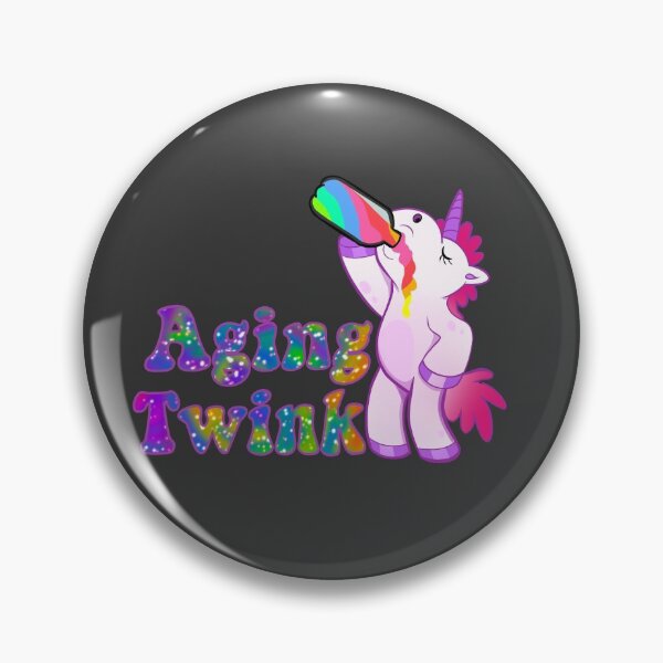 Item preview, Aging Twink - drunk gay unicorn designed and sold by Shelmodine79.