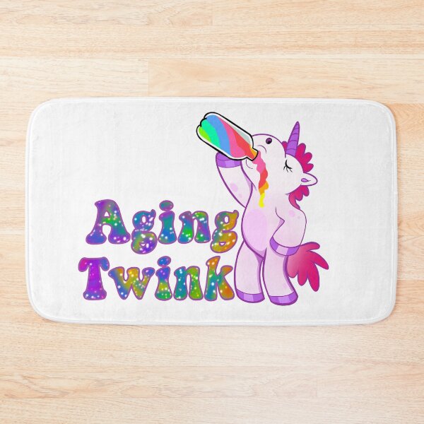 Item preview, Aging Twink - drunk gay unicorn designed and sold by Shelmodine79.