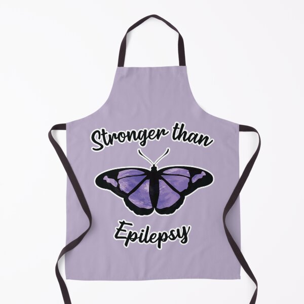 Item preview, Stronger Than Epilepsy - Epilepsy Awareness Purple Butterfly designed and sold by TheMajesticGoat.
