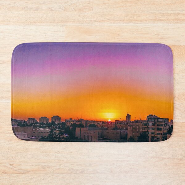 Item preview, Pink and Orange Sunset Jerusalem  designed and sold by moremattie.