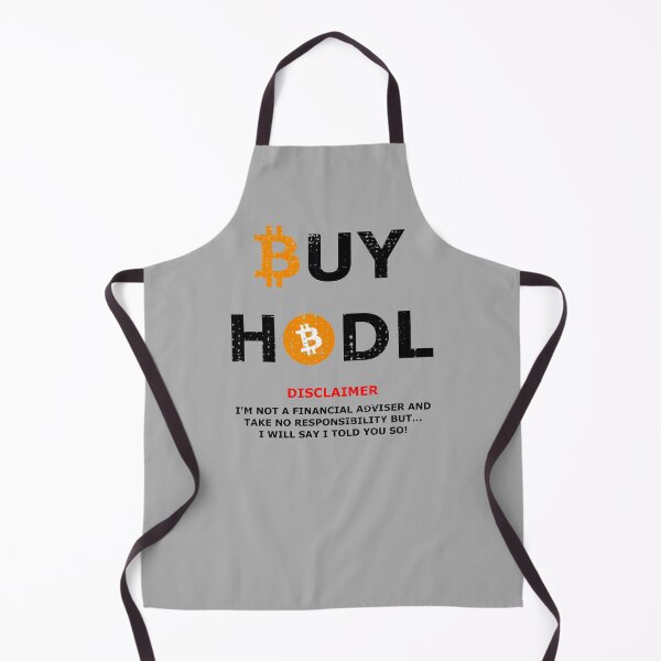 Item preview, Buy and hold bitcoin with disclaimer designed and sold by stretchtees.
