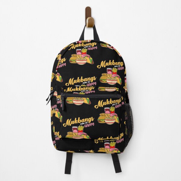 Item preview, Mukbangs Make Me Happy Food Eating print designed and sold by jakehughes2015.