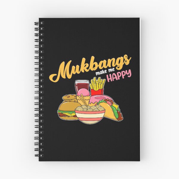 Item preview, Mukbangs Make Me Happy Food Eating print designed and sold by jakehughes2015.