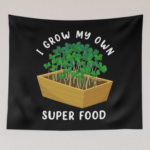 Item preview, Microgreen Gardening Super Food print designed and sold by jakehughes2015.