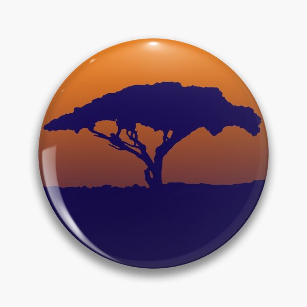 Item preview, African Savanna Tree Retro Sunset designed and sold by bradm50.