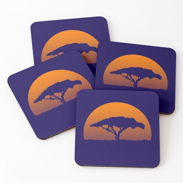 Item preview, African Savanna Tree Retro Sunset designed and sold by bradm50.