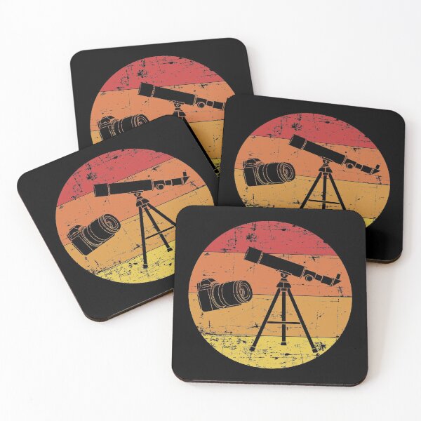 Item preview, Retro Sunset Photographer Astrophotography print designed and sold by jakehughes2015.