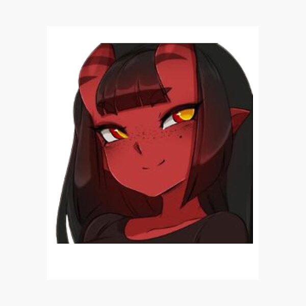 "meru The Succubus " Photographic Print By Mangakarim | Redbubble