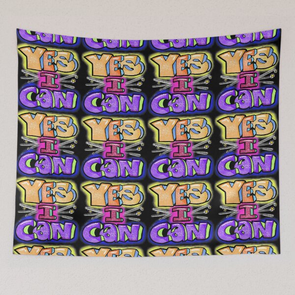 Item preview, Yes I Can: Motivational quote design designed and sold by Hannah's  Doodles.