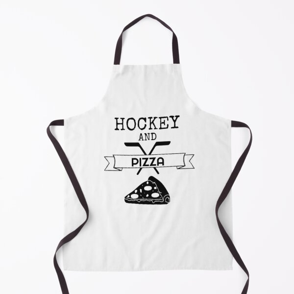 Item preview, Hockey and Pizza Black and White Design designed and sold by shopsimply.