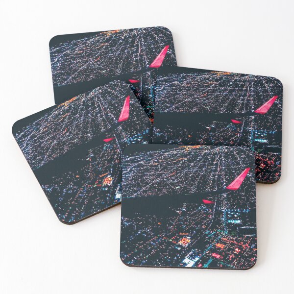 Item preview, City Lights at Night Plane View  designed and sold by moremattie.