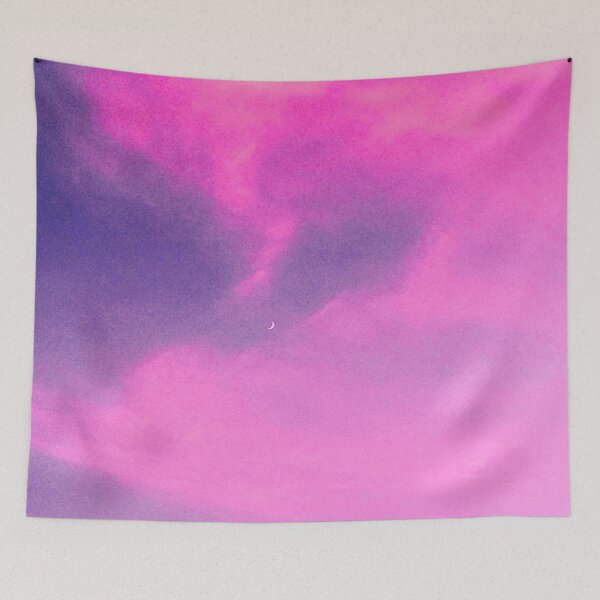 Item preview, Pink and Purple Cotton Candy Clouds Sky designed and sold by moremattie.