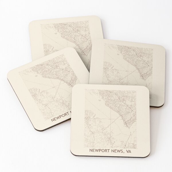 Item preview, Newport News, VA Quad Topographical Map Vintage designed and sold by PGHPhotoCo.