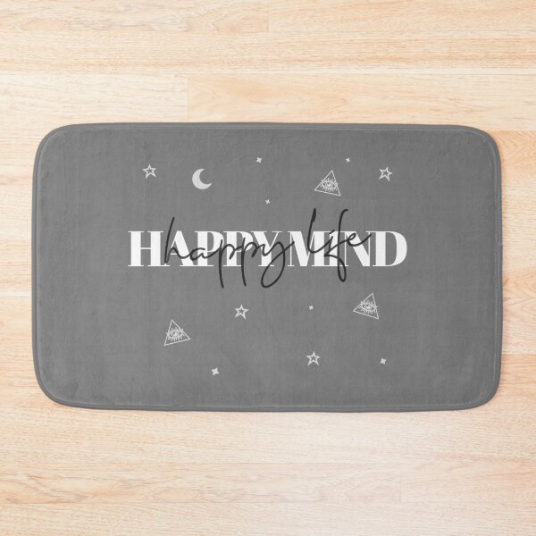 Item preview, Happy Mind Happy Life designed and sold by Monskyart.