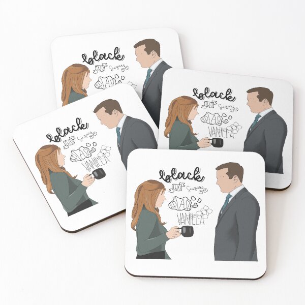 Item preview, Darvey and coffe with quote, S04E16 designed and sold by Jabelle.