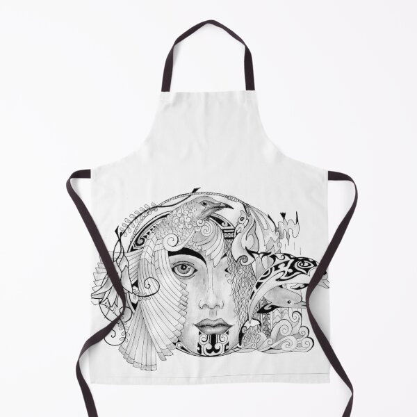 Item preview, Tattooed maiden - grey scale designed and sold by Linda Bassett.