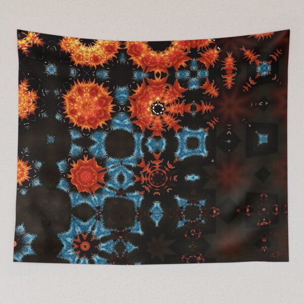 Item preview, Blown Glass Sculpture Abstract - Blue & Orange designed and sold by Kay Grinsteinner.