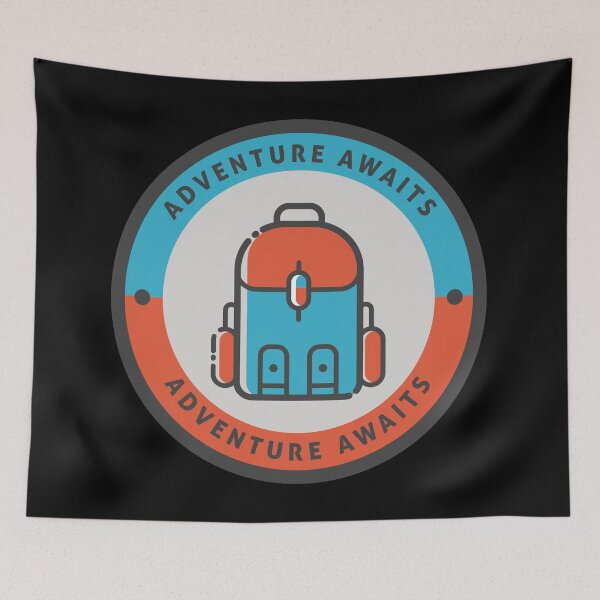 Item preview, adventure awaits designed and sold by PhrasesTheThird.