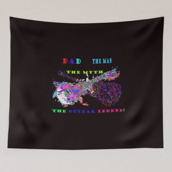 Item preview, Dad The Man The Myth The Guitar Legend - Father's Day Gift Idea designed and sold by Viktor Kabbach.
