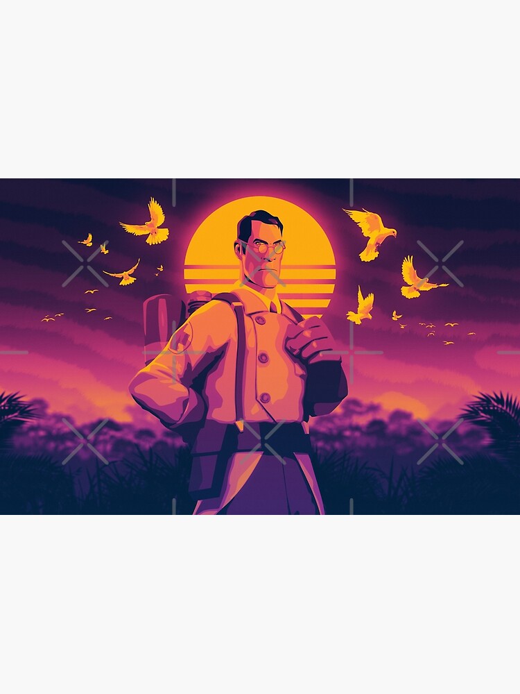 Thumbnail 3 of 3, Poster, A Little Heart to Heart (Sunset) designed and sold by AlexGiudici.