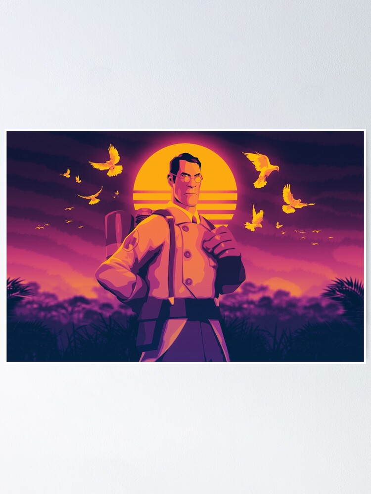 Thumbnail 1 of 3, Poster, A Little Heart to Heart (Sunset) designed and sold by AlexGiudici.