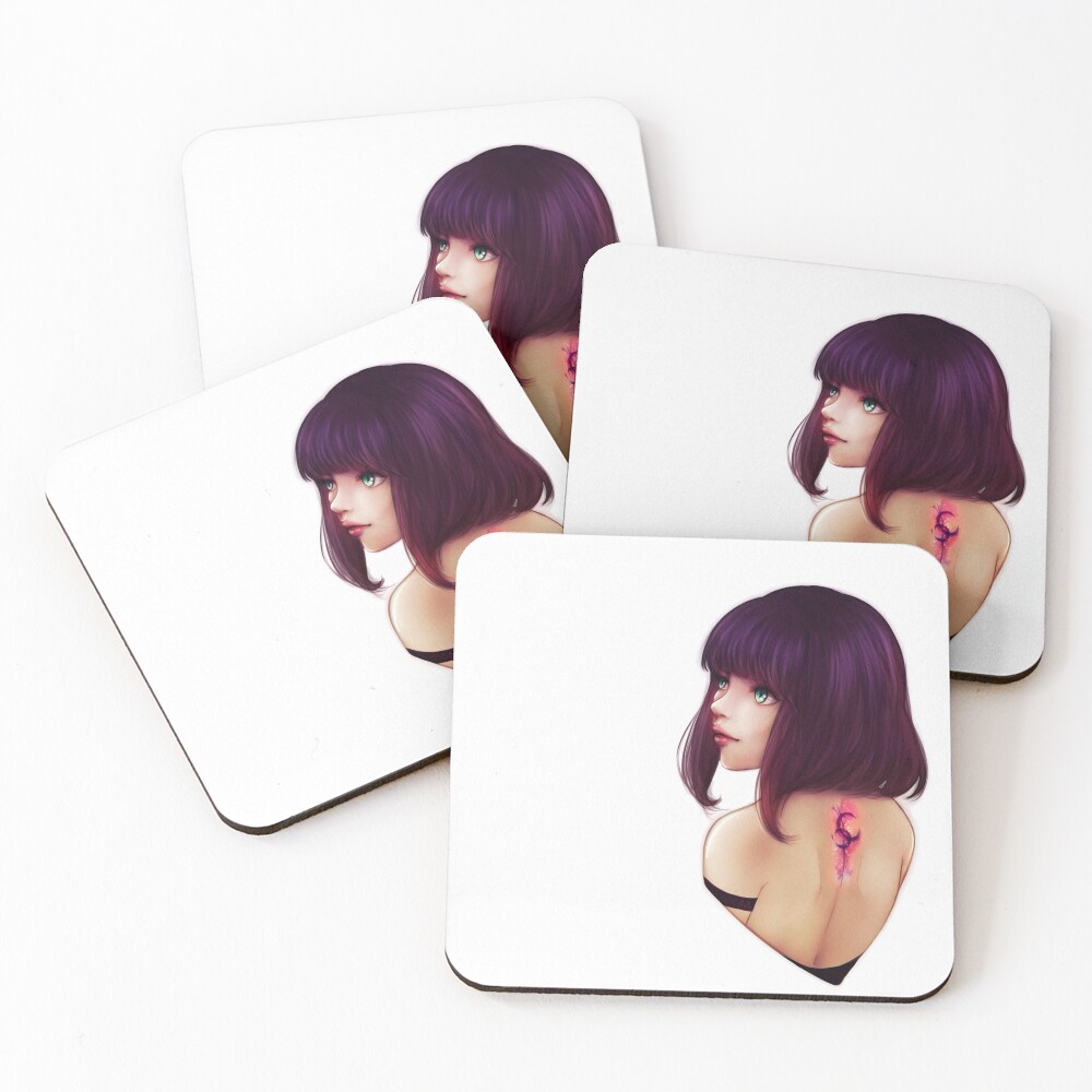 Item preview, Coasters (Set of 4) designed and sold by vulpinks.