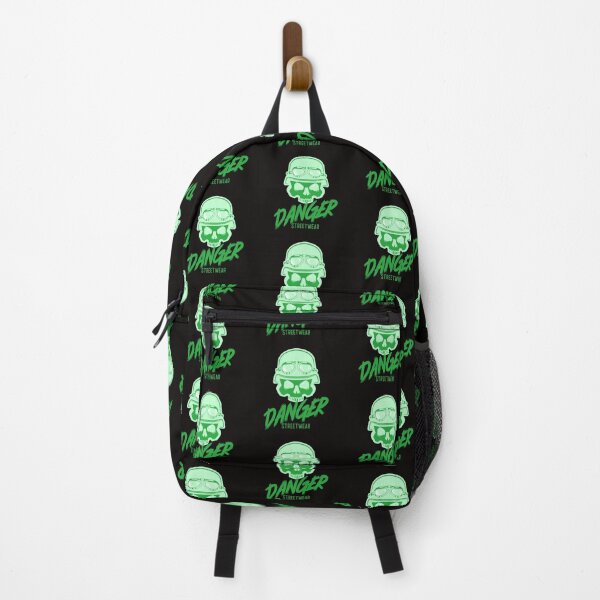 Item preview, Biker Skull Danger Streetwear Skateboarder designed and sold by davestees506.